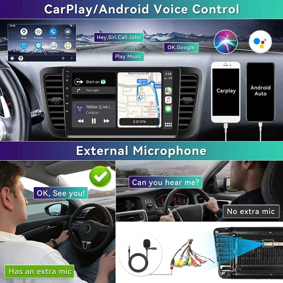 Para Subaru Legacy Outback 2003-2009 Android 15 Carplay Coche Radio Estéreo GPS Navegación Foto 3 de 4