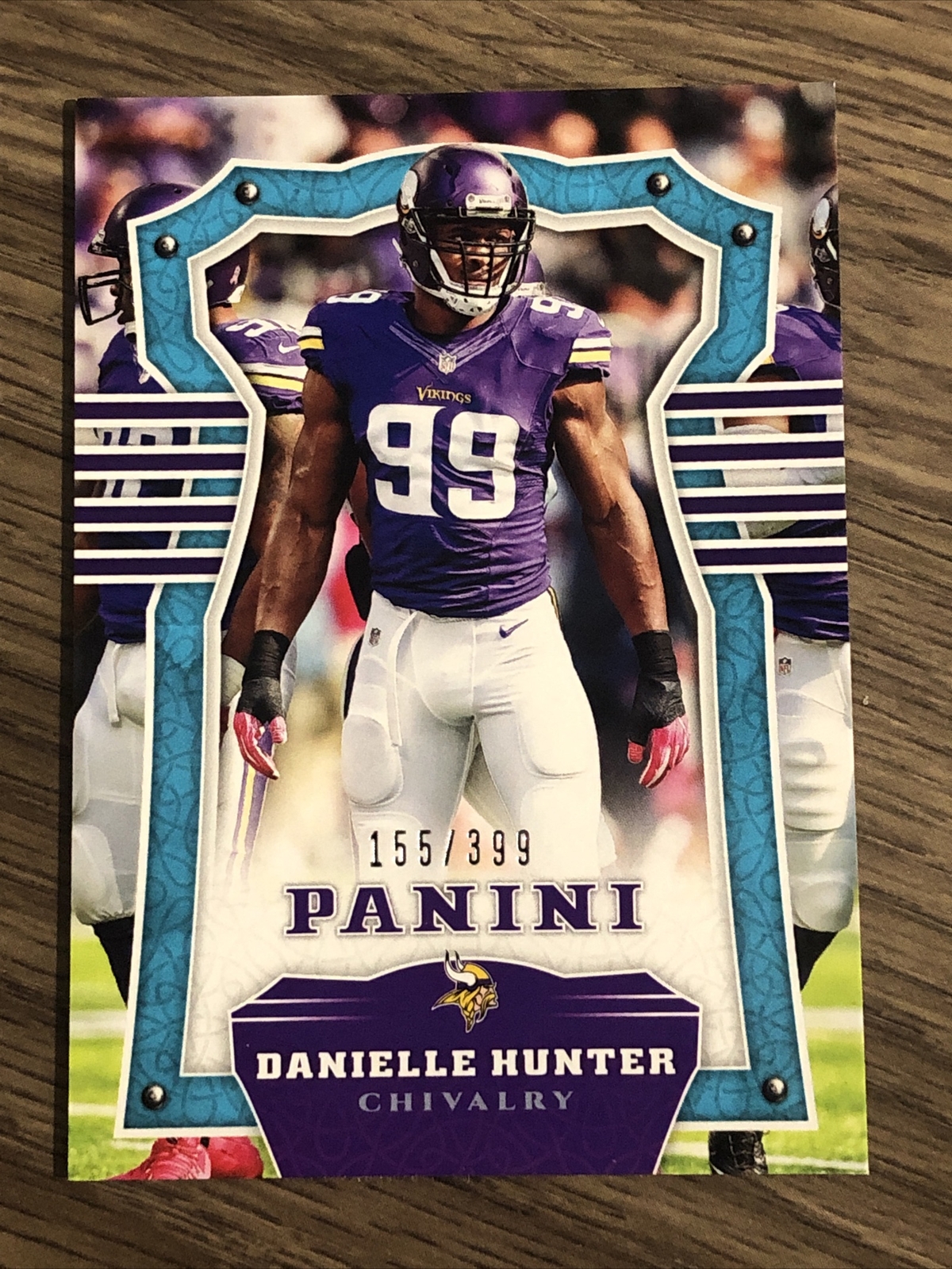 2017 Panini Chivalry #100 Danielle Hunter /399