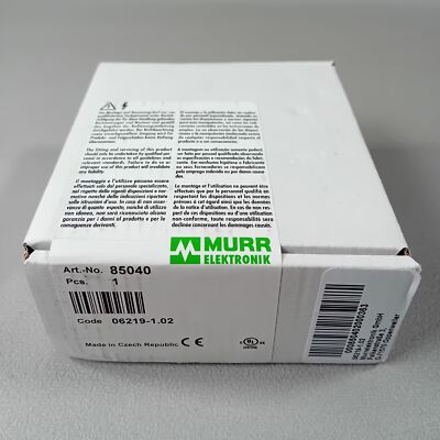 Murr 85040 New Original Packaging Sealed