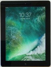 TESTED USED BLACK Wi-Fi ONLY 9.7" APPLE iPad 4th GEN, 16GB A1458 MD510LL/A
