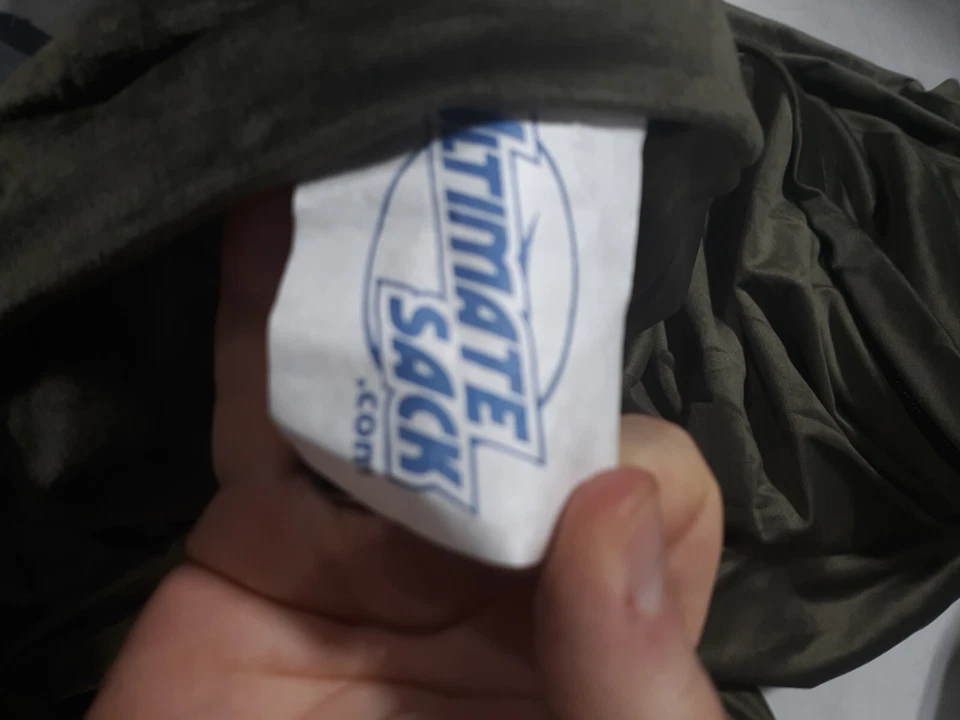 Funda para bolsa de frijoles de terciopelo Ultimate Sack, verde oliva - 6 pies Foto 3 de 4