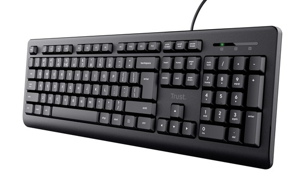 8713439239805 Trust TK-150 Tastatur Universal USB Qwerty Schwarz Trust-image