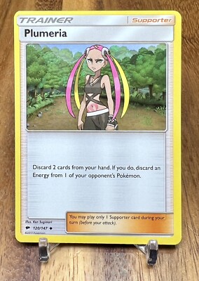 Plumeria 120/147 Burning Shadows Non Holo Uncommon Pokemon Card NM | eBay