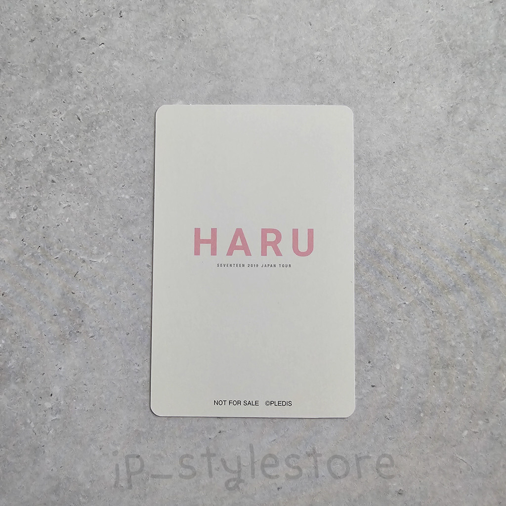 K-POP/アジア SEVENTEEN - SEVENTEEN HARU BluRay Seventeen 2019 JAPAN TOUR HARU HJBD-00005, 00006 photocard