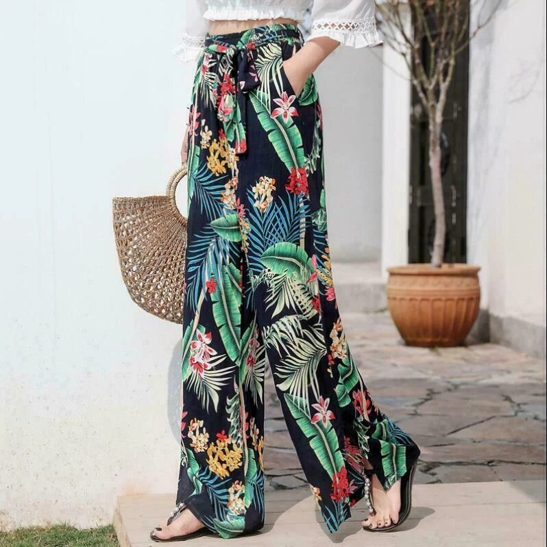 Bohemian beach pants sales