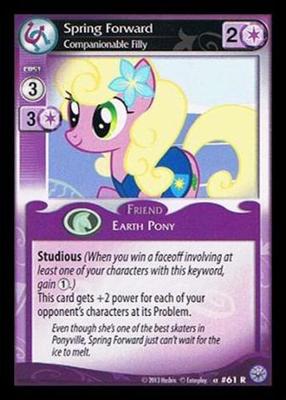 My Little Pony Premiere Edition 1x Spring Forward, Companianable Filly - 61 -