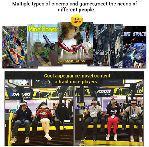 Virtual Reality Roller Coaster Simulator 3 Person 360 degree VR Game SEE VIDEO - Picture 10 of 12