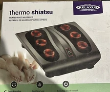 Relaxus Shiatsu Foot & Back Massager, Feet massager with Heat Heated Foot Warmer
