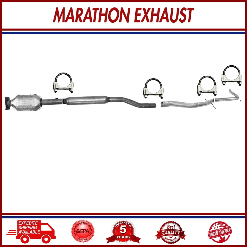 Convertidor catalítico + tubería compatible con: 2000-2005 BuickLesabre|ParkAvenue|Bonneville 3,8 L Foto 4 de 4