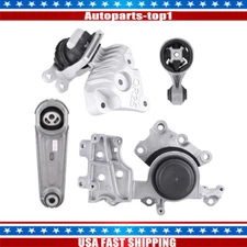 4Pcs Motor Mount Kit Set For 2014-2017 Nissan Rogue Engine - Auto Transmission