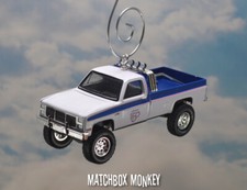 Lifted 1985 Gmc High Sierra K-2500 4x4 Squarebody Custom Christmas Ornament 85