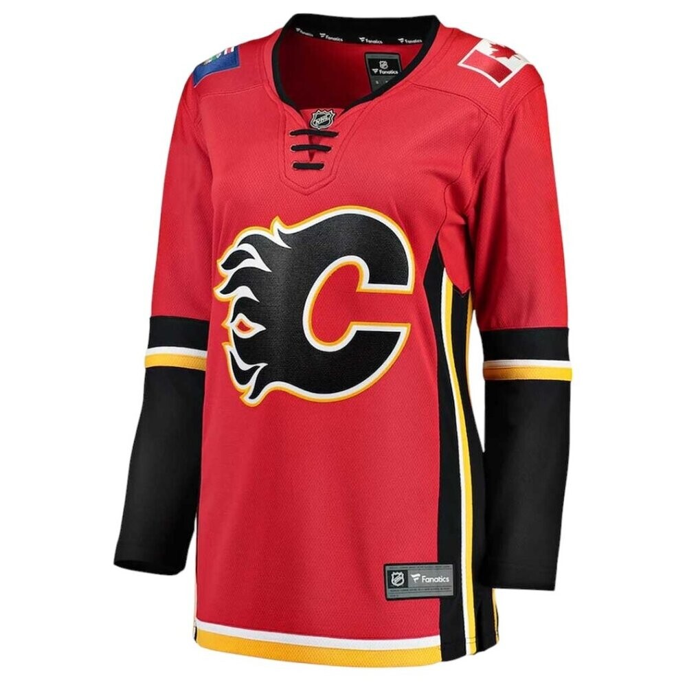 NWT NHL Fanatics Women's Calgary Flames Alternate Breakaway Red