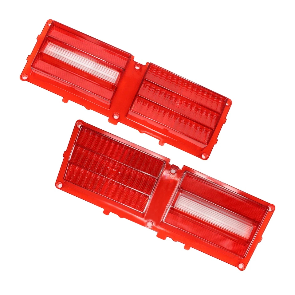 2PCS Left & Right Tail Lamp Lens Set For 1975-1979 Chevrolet II Nova Models  - Image 4 of 4