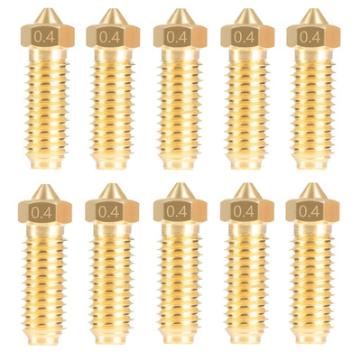 10PCS Brass Nozzles for Anycubic Kobra 3, 3D Printer Parts 10PCS 0.4Mm High Spee