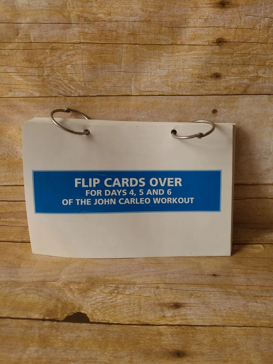 Total gym flip chart sale