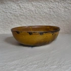 Vintage McCoy Pottery Mesa Canyon Line Oval Serving Bowl Rust 1425