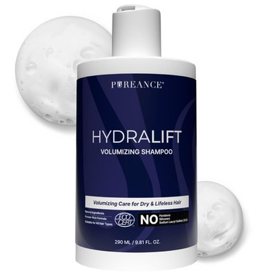Pureance Hydralift   Volumizing Shampoo for Thinning Hair for Women  Men   Cl...