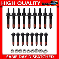 26pcs Exhaust Manifold Bolts Nuts For 2009 - 2018 Chrysler Dodge Jeep Ram 5.7l