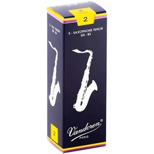 Vandoren Tenor Saxophone Reeds Strength 2 Box of 5