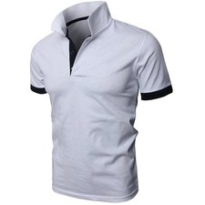 Summer Business Men's Polo Shirt Solid Short Sleeve Youth Popular Casual Polo Sh