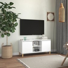Mobile TV Legno in Massello con Gambe 103,5x 35x50 cm Colori Diversi vidaXL