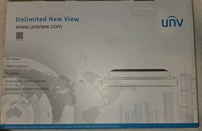 Uniview XVR301-08Q3 4K 8MP 8-Channel Hybrid DVR with 1 TB Hard Drive