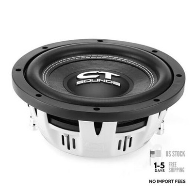 Hydro 8  Dual 2-Ohm 600-Watt Shallow Mount Car Subwoofer 8'' Dual 2 Ohm
