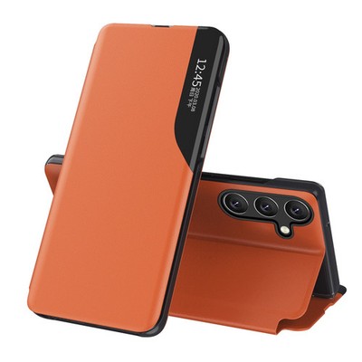 HURTEL ECO LEDER VIEW CASE FÜR SAMSUNG GALAXY A26 MIT STANDFUNKTION