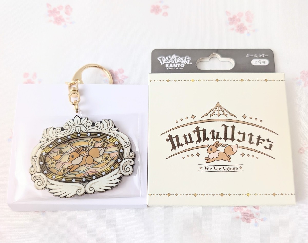 Pokemon PokePark Kanto Vee Vee Voyage Eevee Acrylic Keychain 9pc