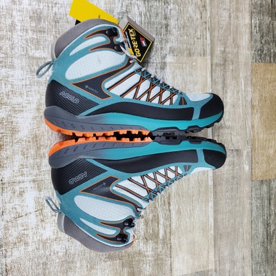 Asolo Grid GV ML Womens Hiking Shoes Sz 7 Sky Gray North Sea Lace