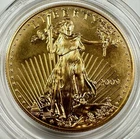 2009 $50 American Gold Eagle BU 1 oz Fine Coin in Capsule - Fifty Dollars