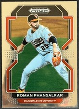 Roman Phansalkar 2022 Panini Prizm Draft Picks #PDP208 Oklahoma State Cowboys
