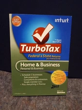 TurboTax Turbo Tax Home & Business Fed + State 2011
