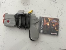 Time Crisis PlayStation PS1 Complete + Namco GunCon NPC-103 Light Gun