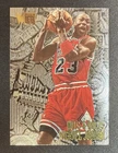 Fleer 1995-96 Metal Michael Jordan Chicago Bulls Nuts & Bolts #212 Card 🔥🔥🔥