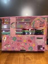 Kids 13 Piece Stationary Set With Pop Out Pencil Case Brand New