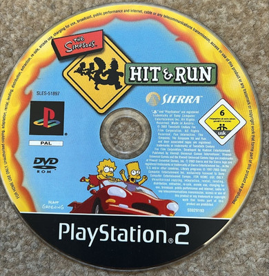 The Simpsons Hit and Run (PS2) - UNGETESTET