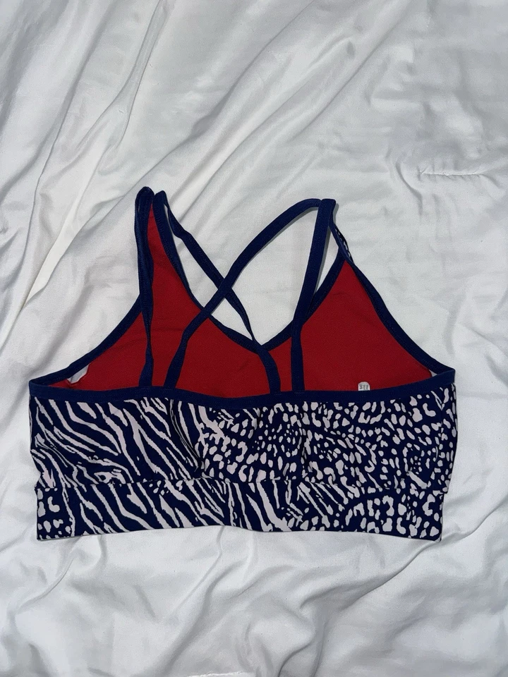 Tommy Hilfiger 动物印花运动文胸 M 码 - 运动服运动文胸 — 第 4/4 张图片