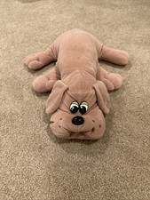 Vtg 1980s Tonka Pound Puppies Plush Dog 18" Tan Brown Stuffed Animal w/ Tag