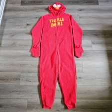 Mono polar adolescente Sesame Street Elmo TICKLE ME disfraz de Halloween XL 16-18