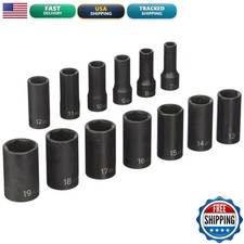 Grey Pneumatic 1213msd 38 Drive 13-piece Semi-deep Metric Socket Set Grey Pneumatic 1213msd 38 Drive 13-piece Semi-deep Metric Socket Set
