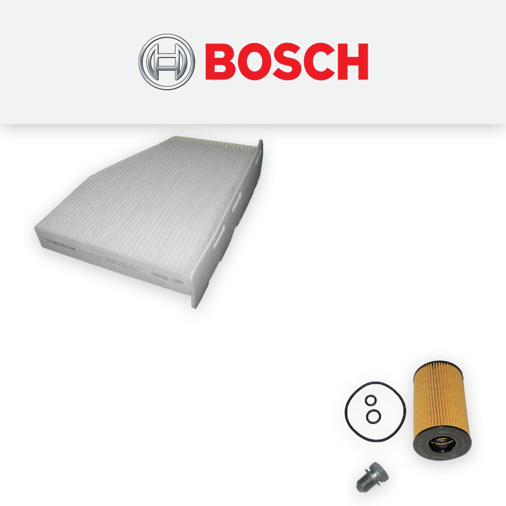 SERVICE KIT for VW TOURAN 2.0 TDI BOSCH OIL CABIN FILTERS (2010-2015)