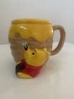 Vintage Disney 3D Winnie The Pooh Hunny Pot Ceramic 23 oz Mug — photo 1