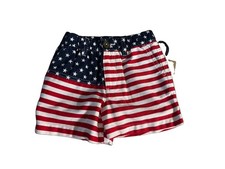NWT Chubbies The Mini Mericas Toddler Short 4T American Flag