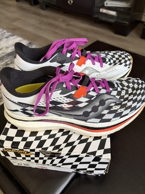 Saucony Endorphin S10687-40 Pro2 Multicolor Checker Running Shoes W 9.5 in box