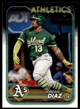 2024 Topps Jordan Diaz Oakland Athletics #697