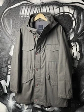Vintage VALENTINO Jeans Parka Gray Utility Jacket Men’s Size L