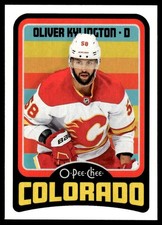 2024-25 O-Pee-Chee Oliver Kylington Colorado Avalanche #12