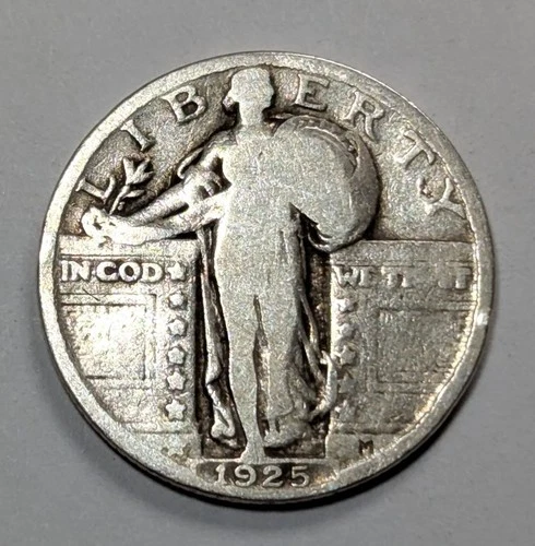 1925-P Standing Liberty Quarter — photo from the most recent tracked eBay sale