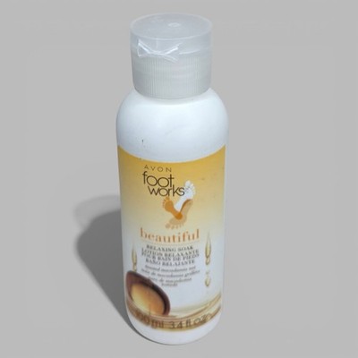 Avon Footworks Beautiful Relaxing Foot Soak ~ Toasted Macadamia Nut ~ 3.4oz New